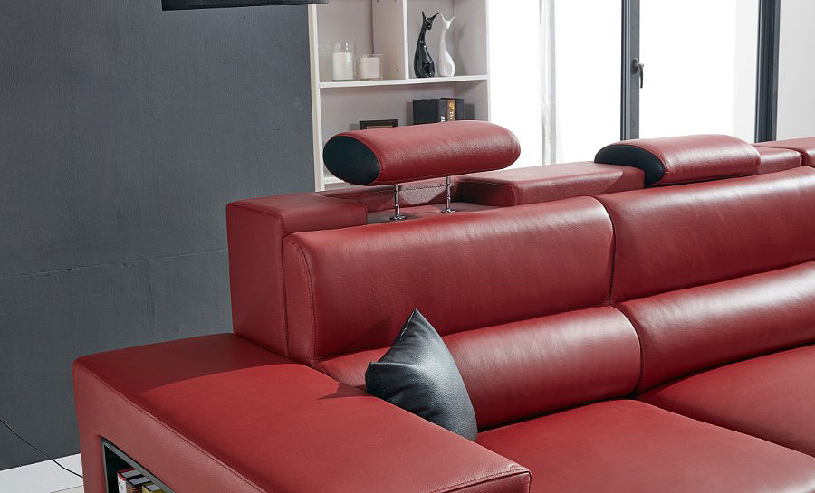 Cara - U - Leather Sofa Lounge Set